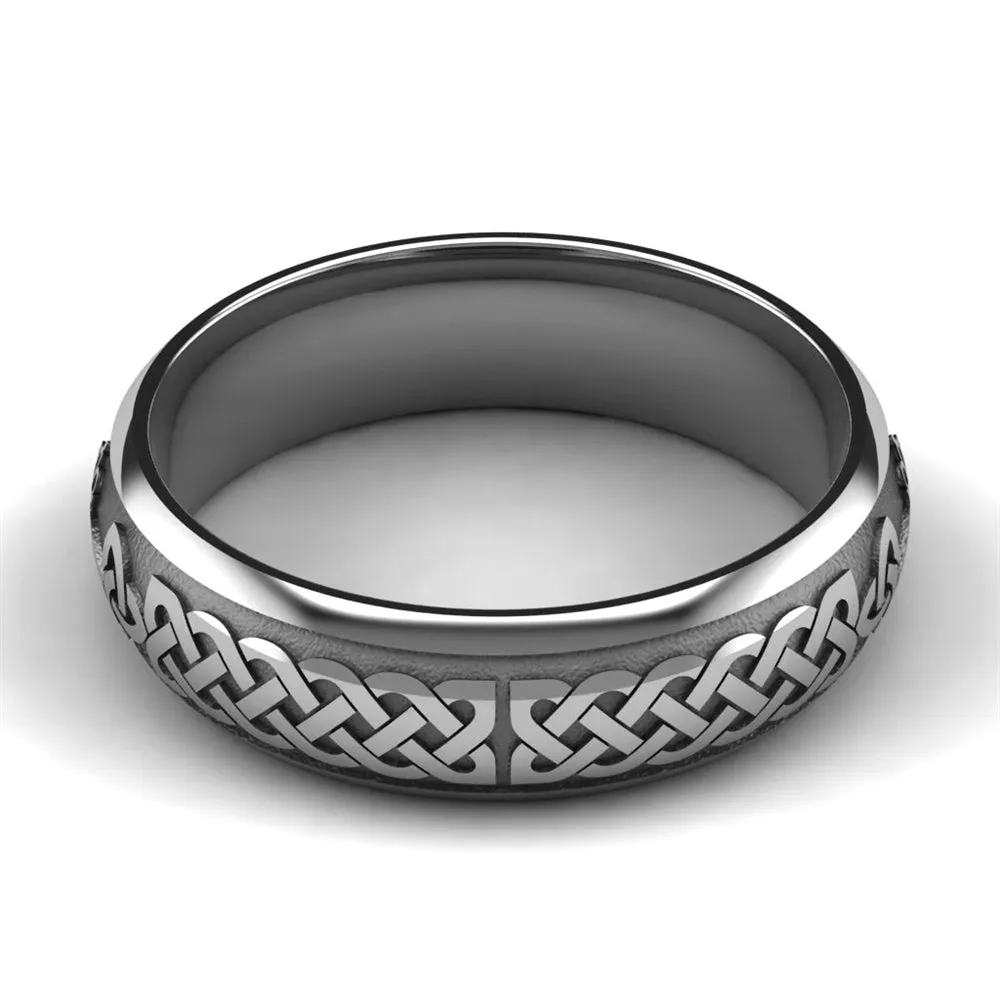 Claddagh Wedding Ring UCL1-TUNG6M - TUNGSTEN