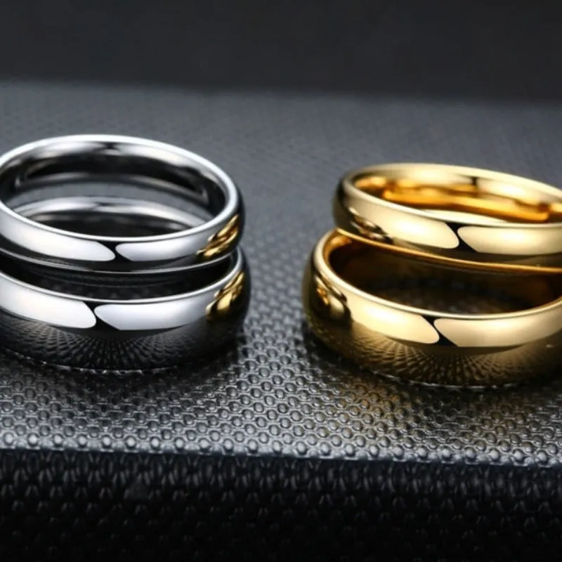Classic Engagement Band Ring for Women Bridal Jewelry