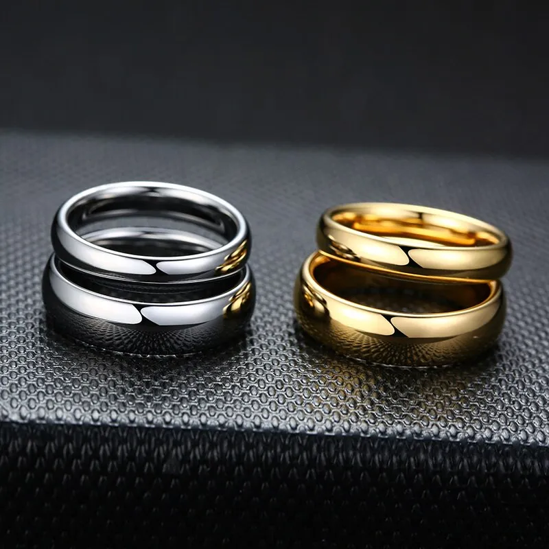 Classic Engagement Band Ring for Women Bridal Jewelry