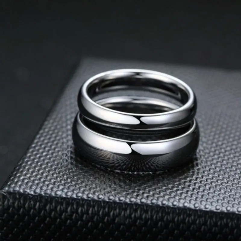 Classic Engagement Band Ring for Women Bridal Jewelry