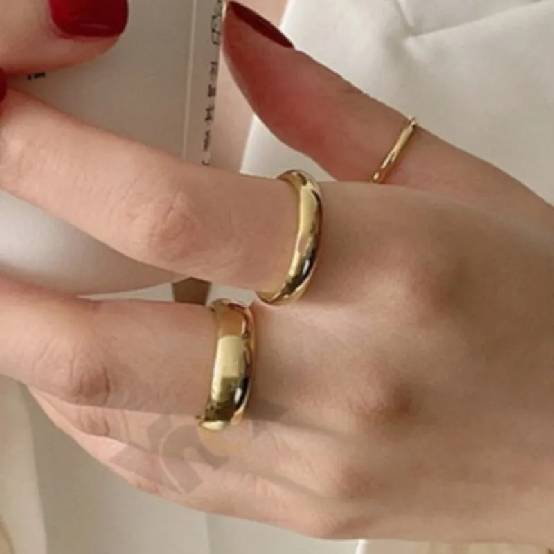 Classic Engagement Band Ring for Women Bridal Jewelry