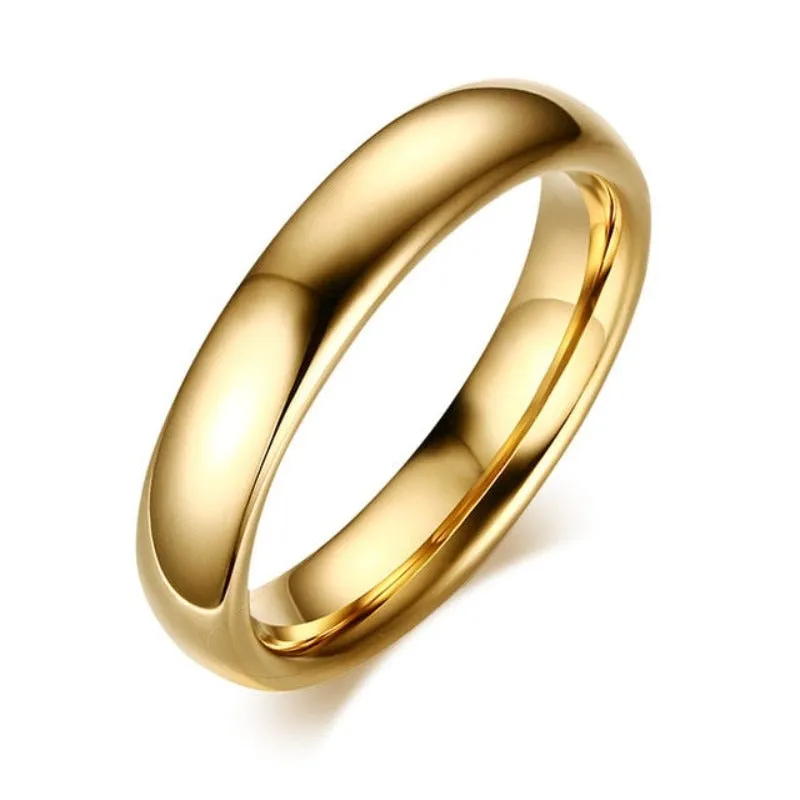 Classic Engagement Band Ring for Women Bridal Jewelry