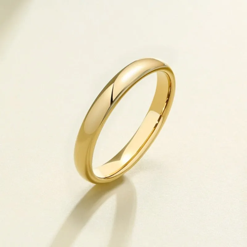 Classic Engagement Band Ring for Women Bridal Jewelry