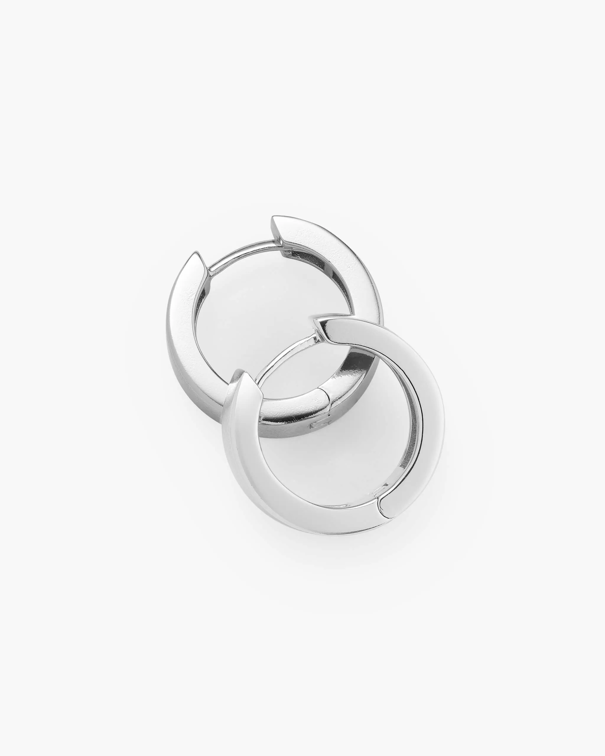 Classic Hoop Earrings - Silver