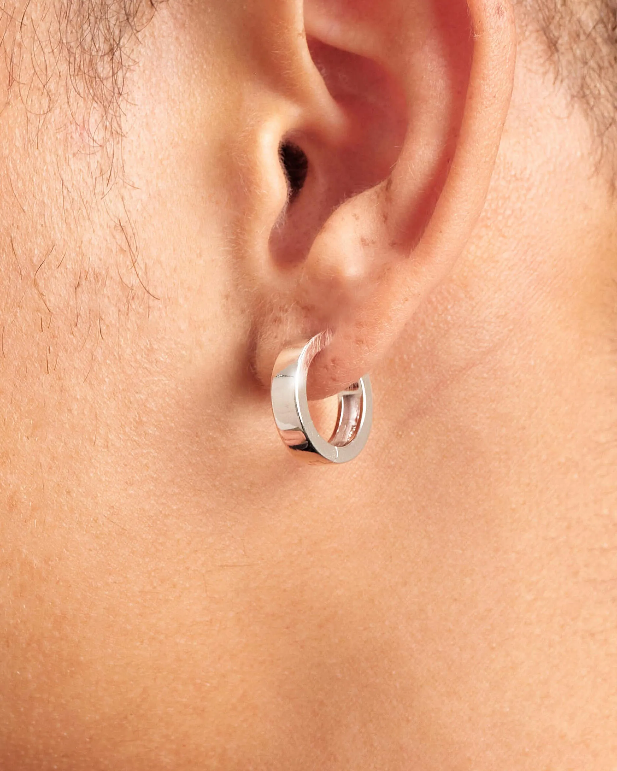 Classic Hoop Earrings - Silver
