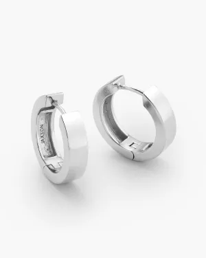 Classic Hoop Earrings - Silver