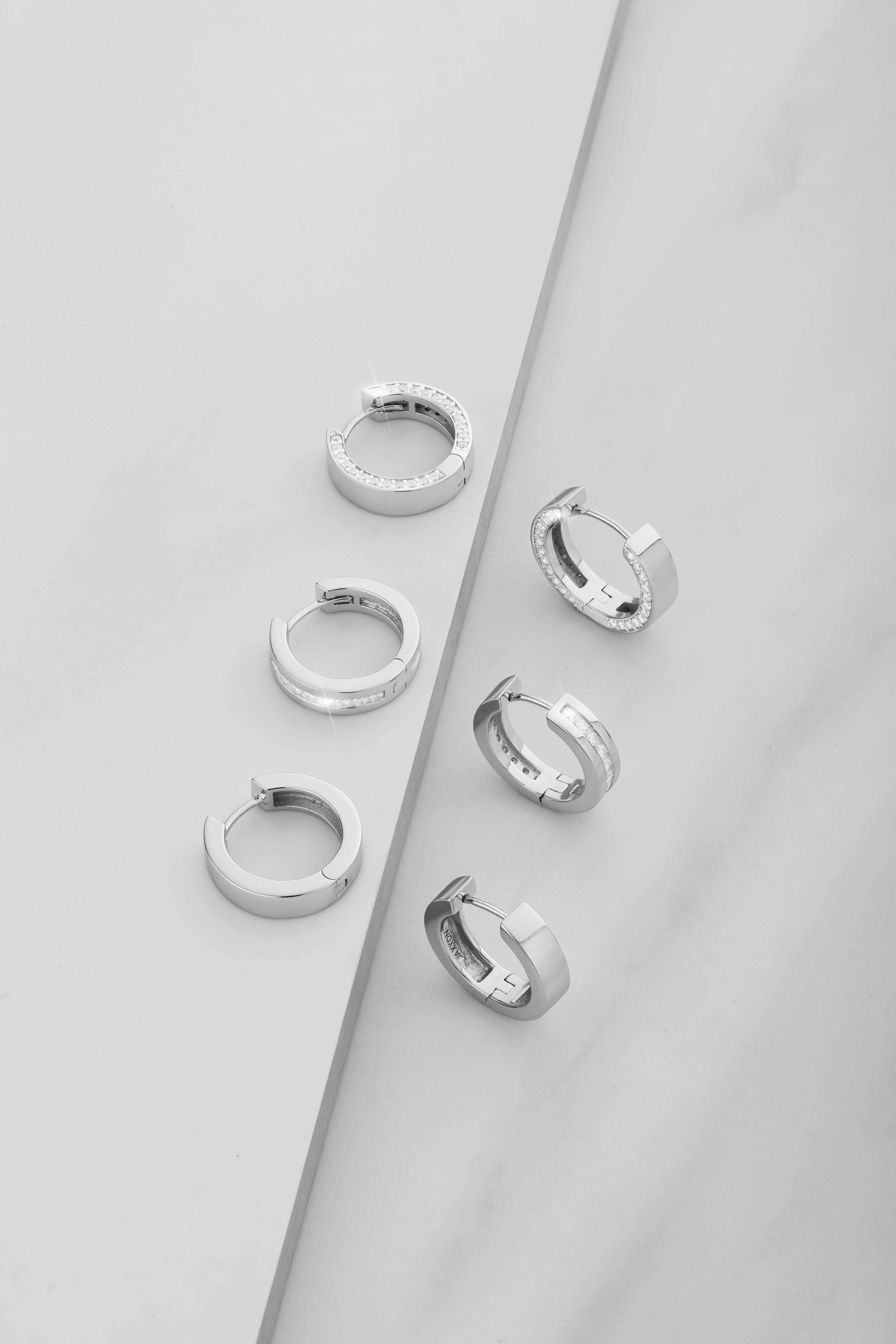 Classic Hoop Earrings - Silver
