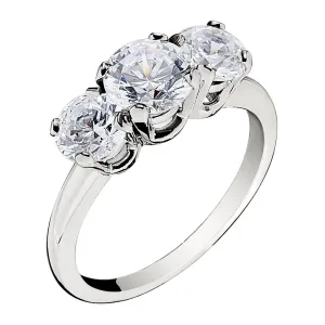 Classic Three Stone Engagement Rings