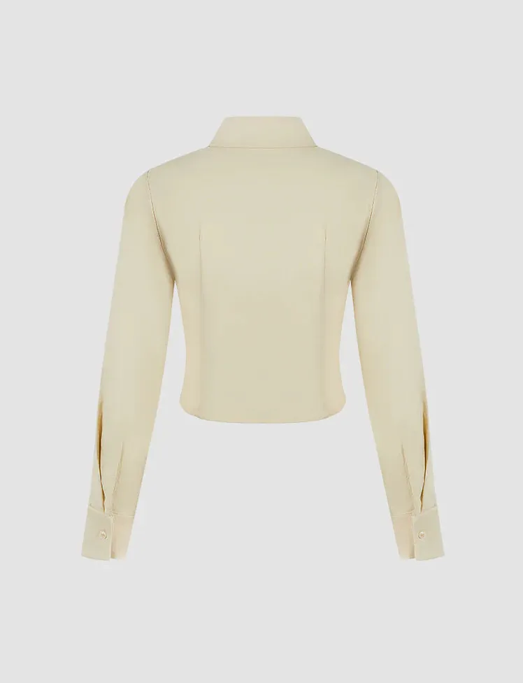 Collar Pocket Slim Fit Top
