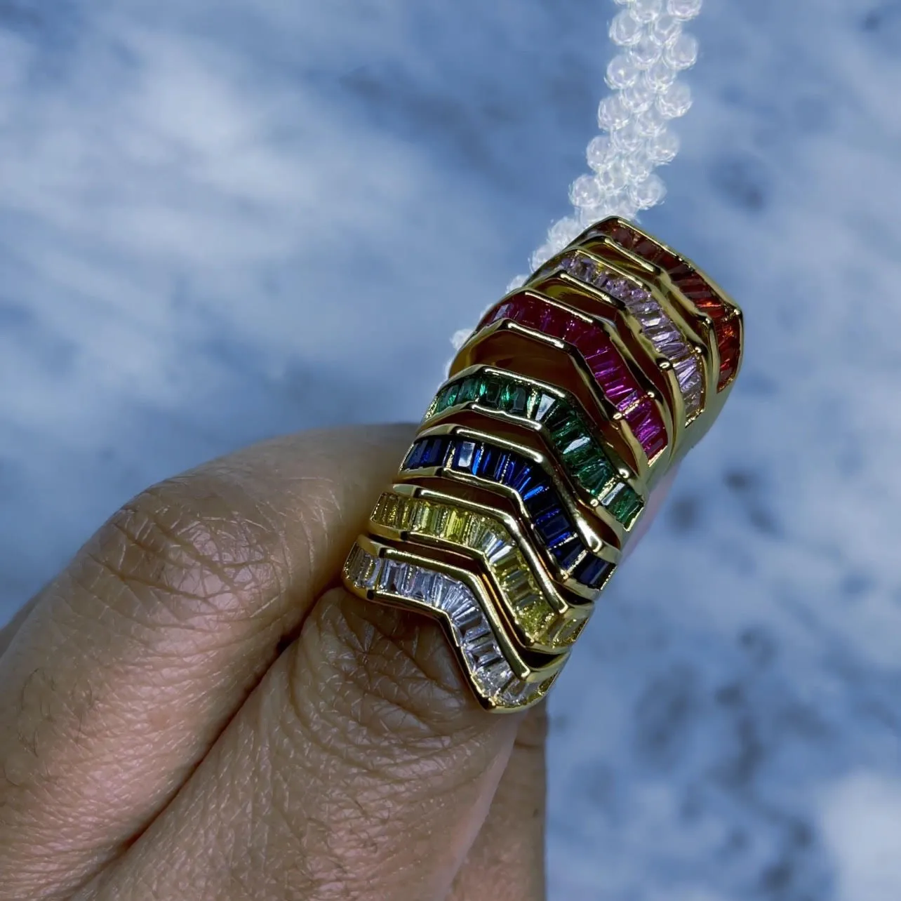 Colores - Baguette Ring (Gold)