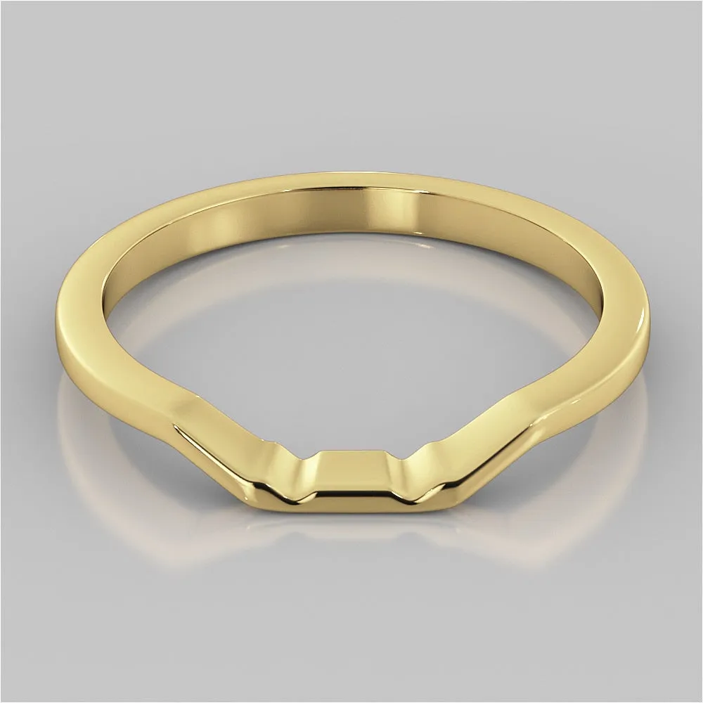 Contoured Style Wedding Band