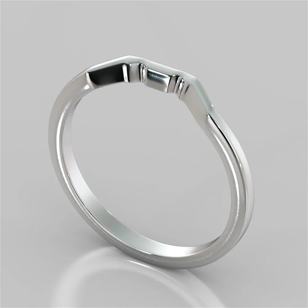 Contoured Style Wedding Band