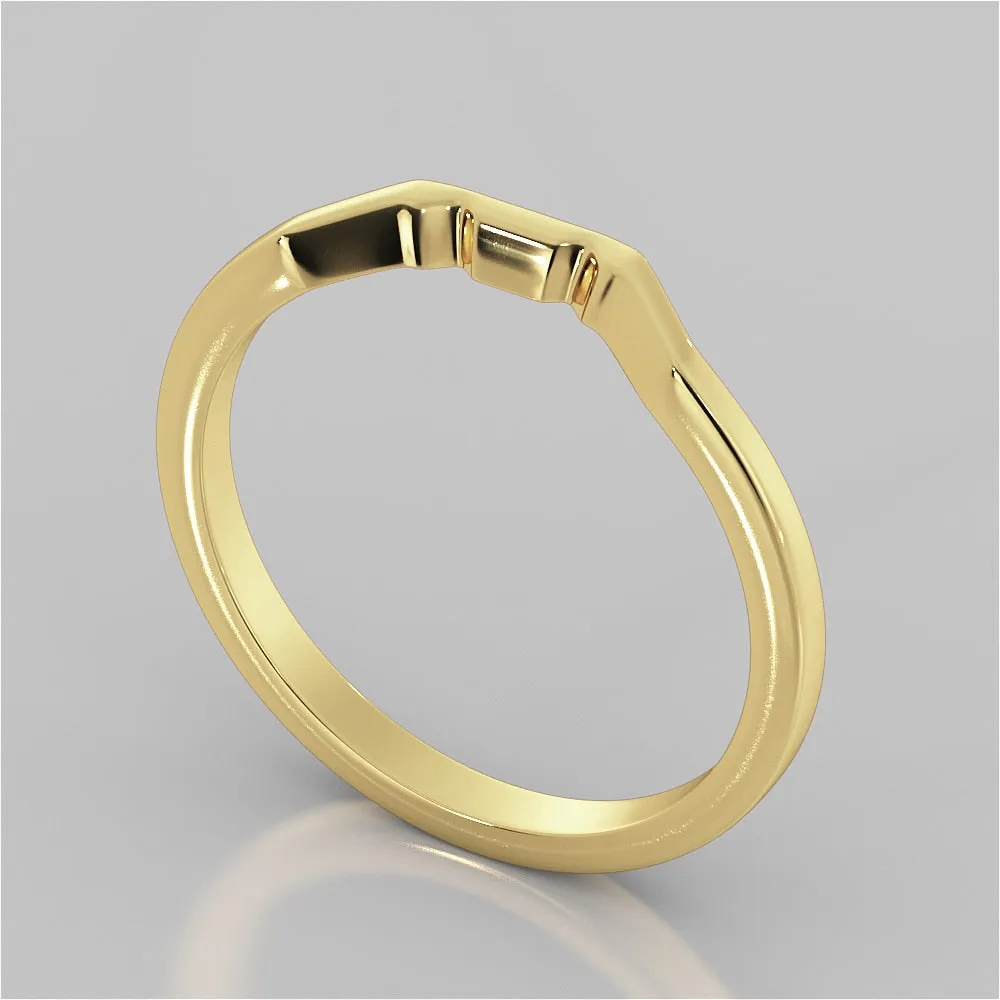 Contoured Style Wedding Band