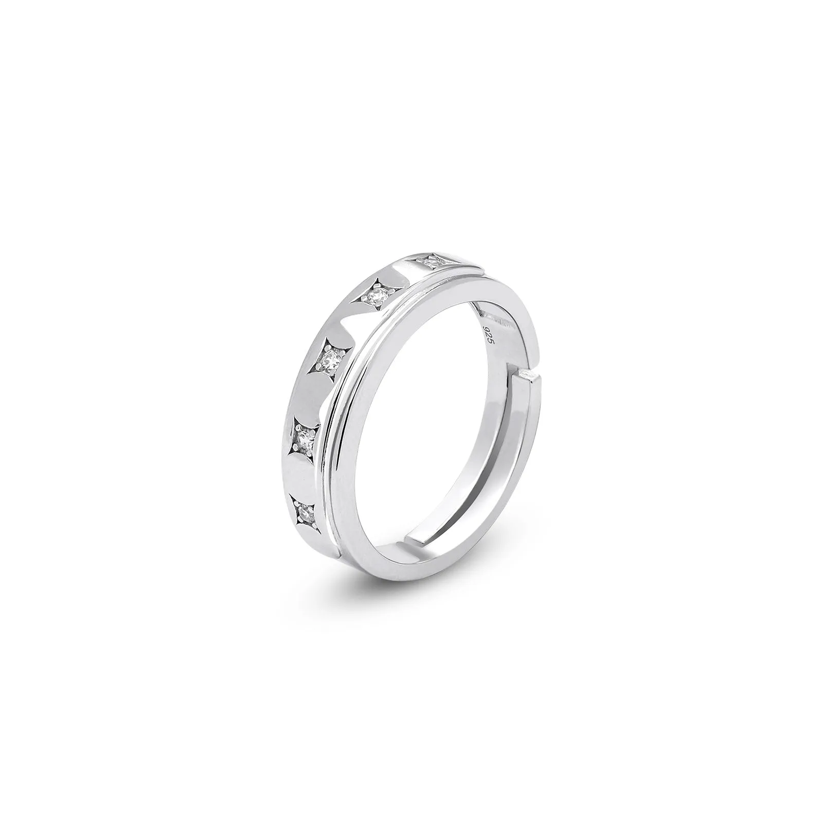Couple Rings Silver – Classic Love Bands