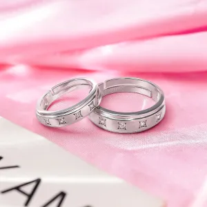 Couple Rings Silver – Classic Love Bands