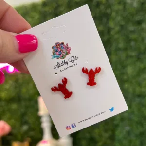 Crawfish Stud Earrings