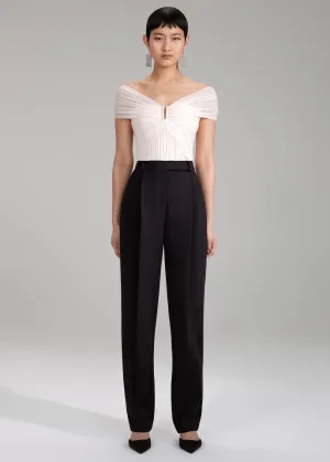 Cream Chiffon Top (White)