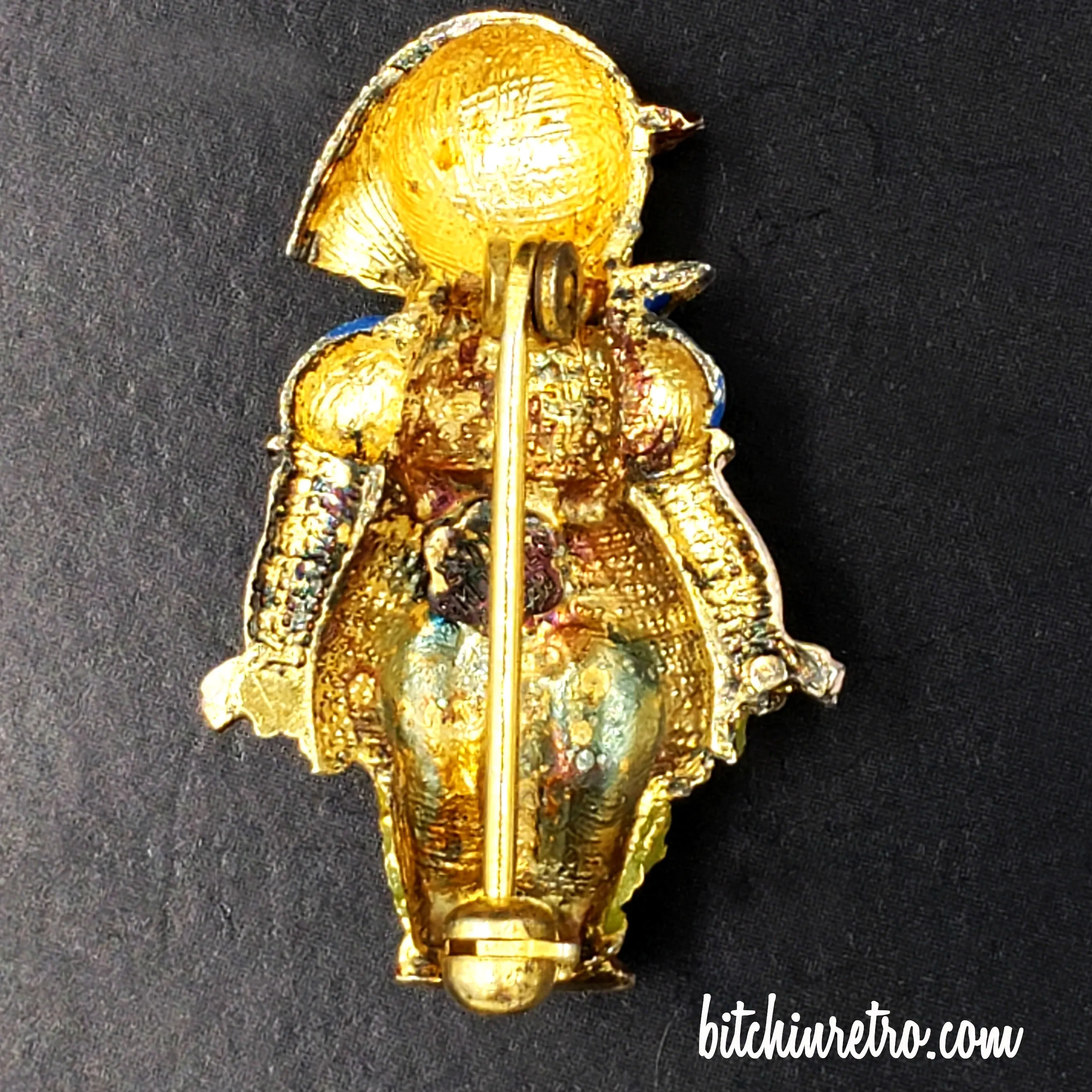 Creed Vintage Sterling Silver Brooch With Hummel's Just Resting Girl