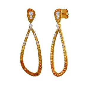 Creole Drop Earrings
