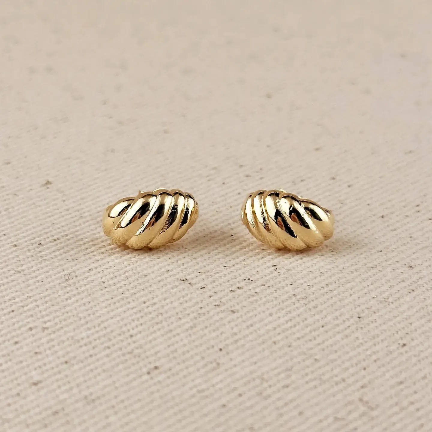 Croissant Stud Earrings