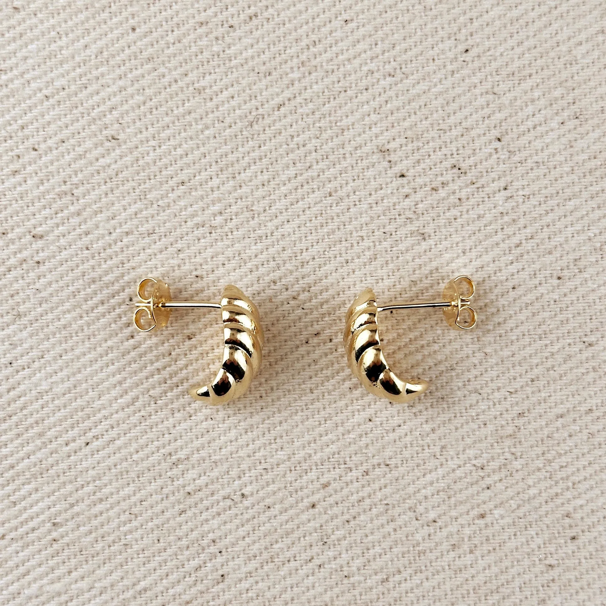 Croissant Stud Earrings