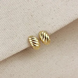 Croissant Stud Earrings