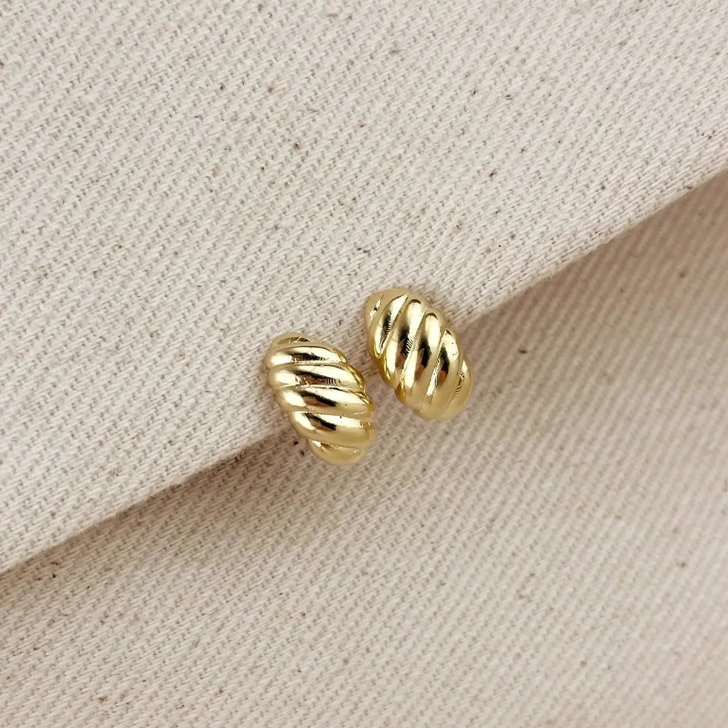 Croissant Stud Earrings