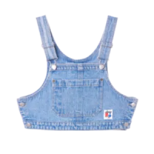 Cropped Overall Denim Top SALE
