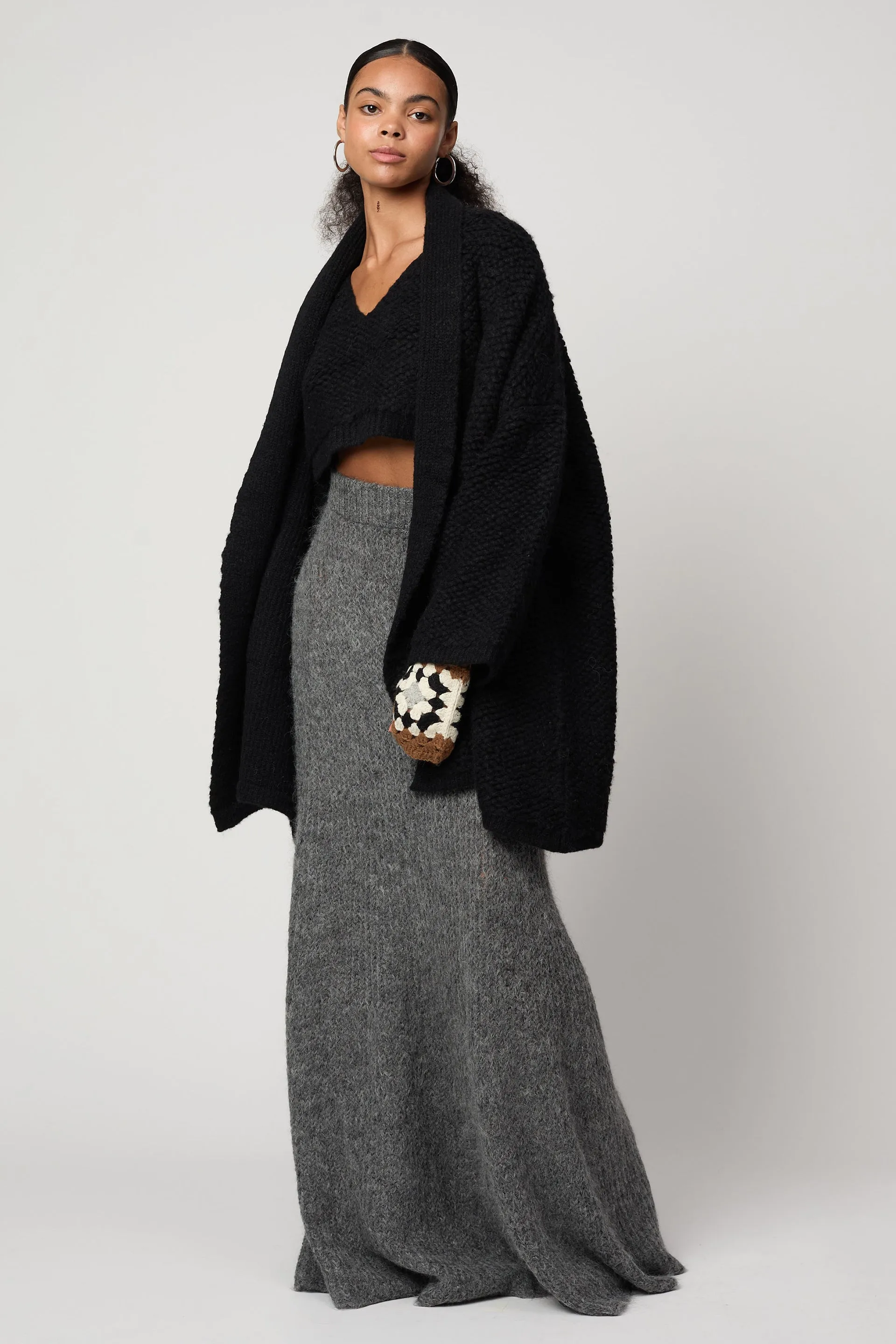 CROPPED TOP IN FRENCH TERRY