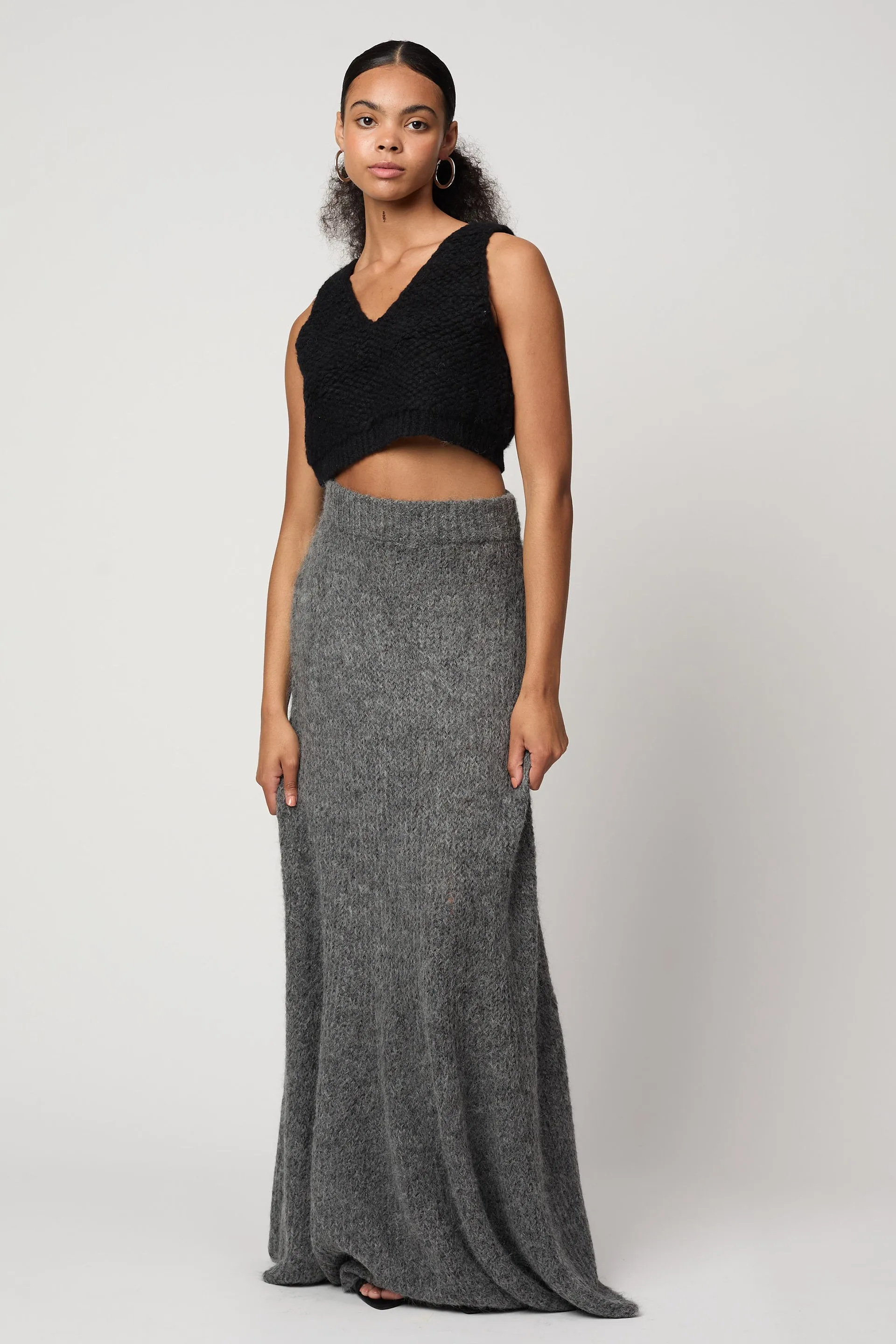 CROPPED TOP IN FRENCH TERRY