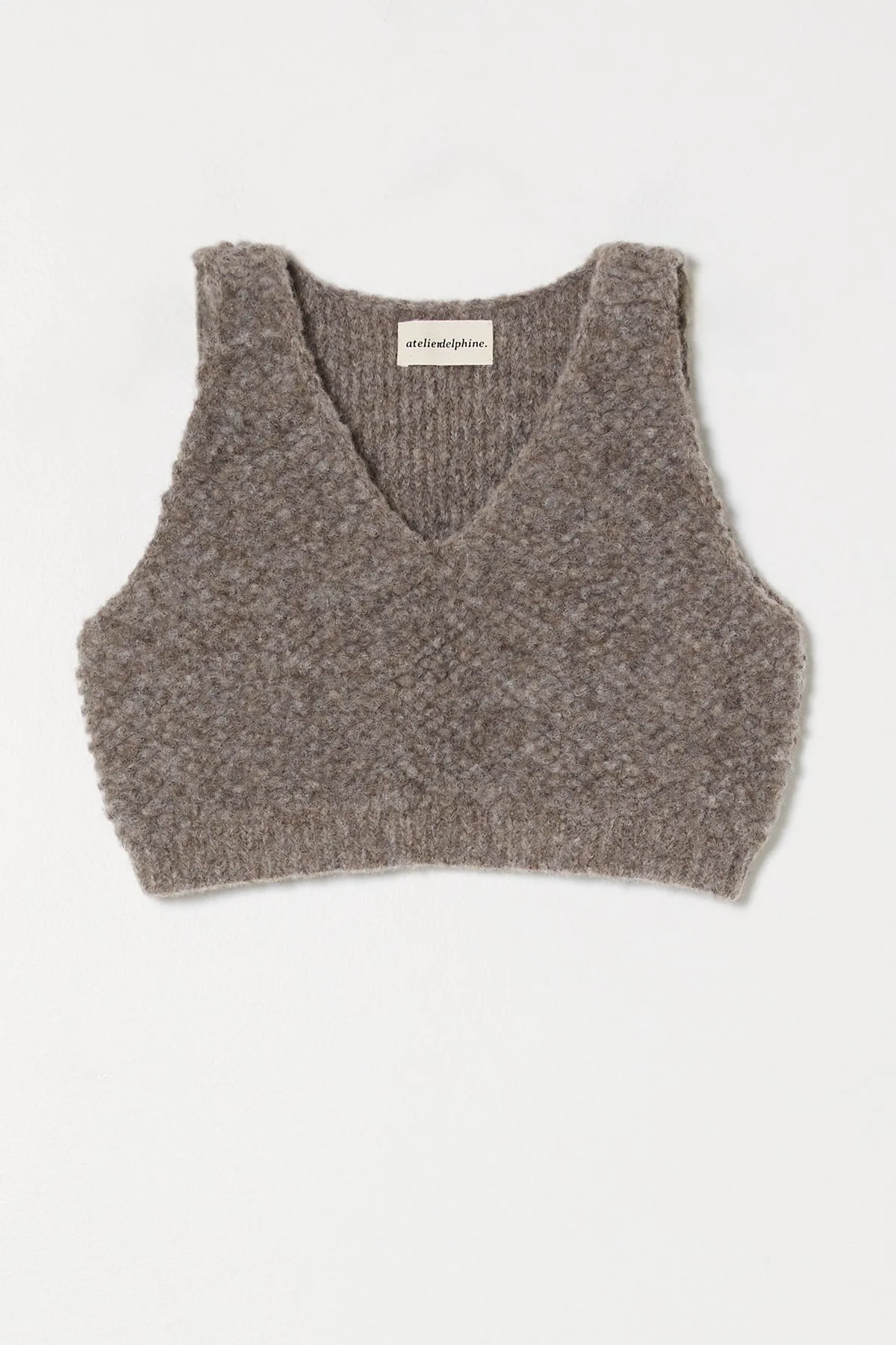 CROPPED TOP IN FRENCH TERRY