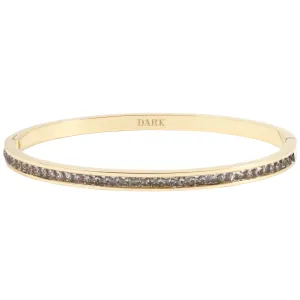CRYSTAL BANGLE THIN GREY