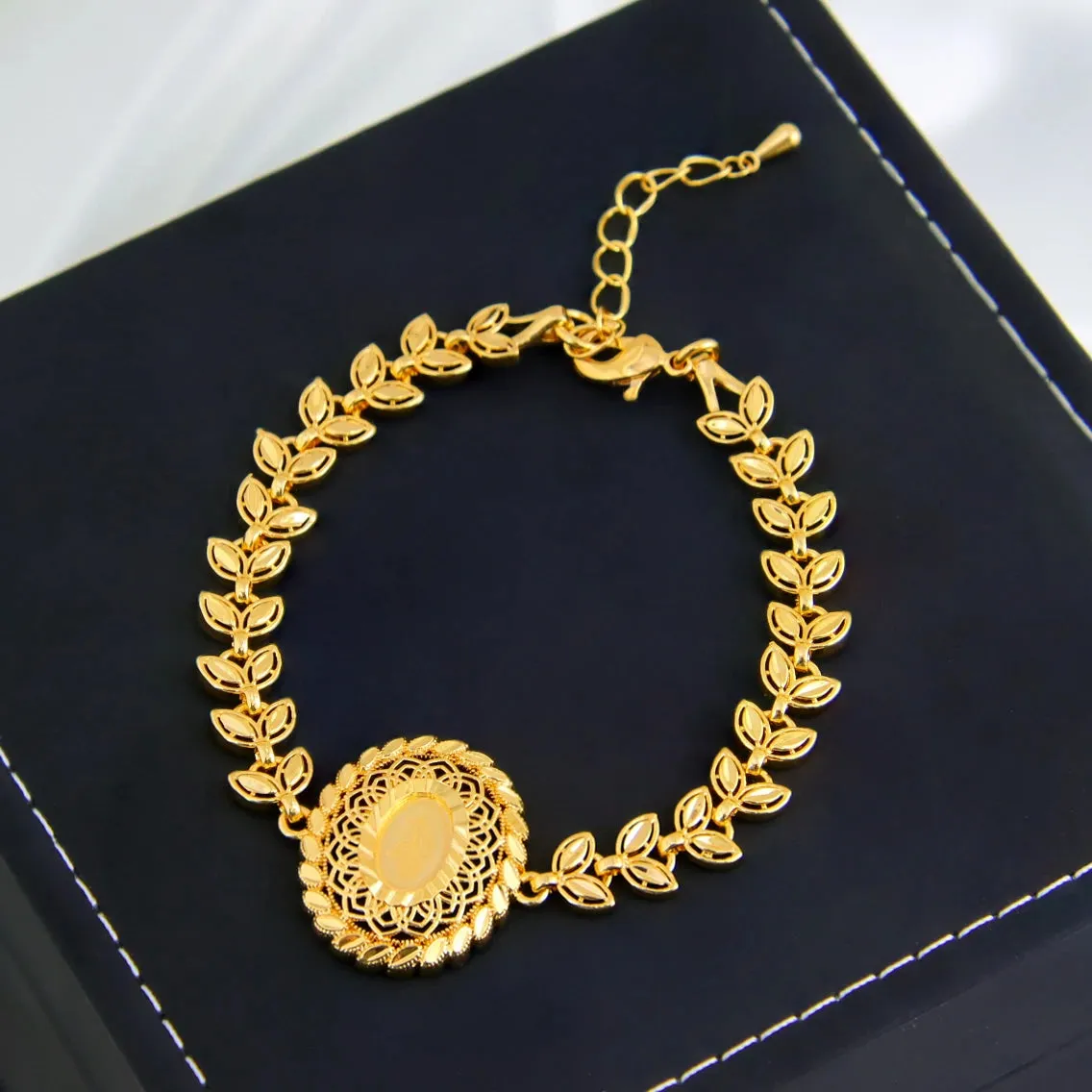 Crystal Rhinestone Gold Plated Bracelet