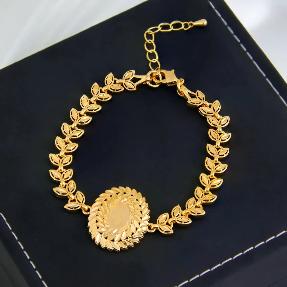 Crystal Rhinestone Gold Plated Bracelet
