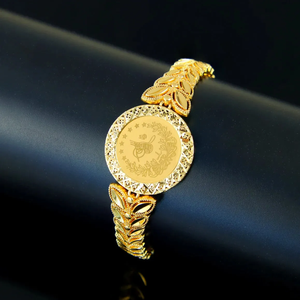 Crystal Rhinestone Gold Plated Bracelet