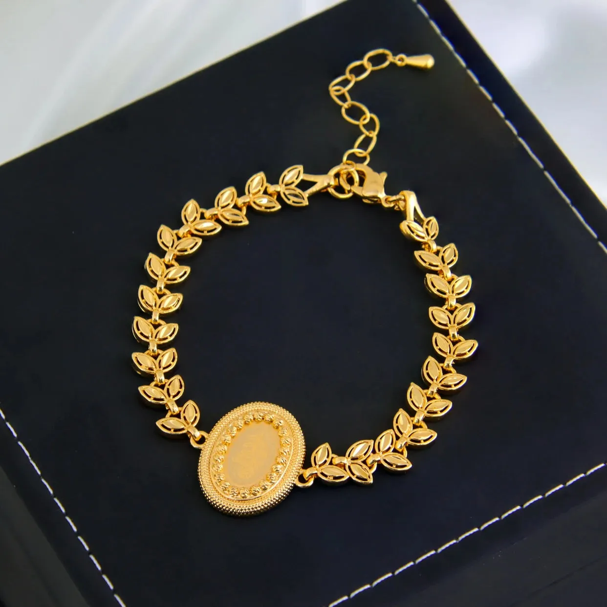Crystal Rhinestone Gold Plated Bracelet