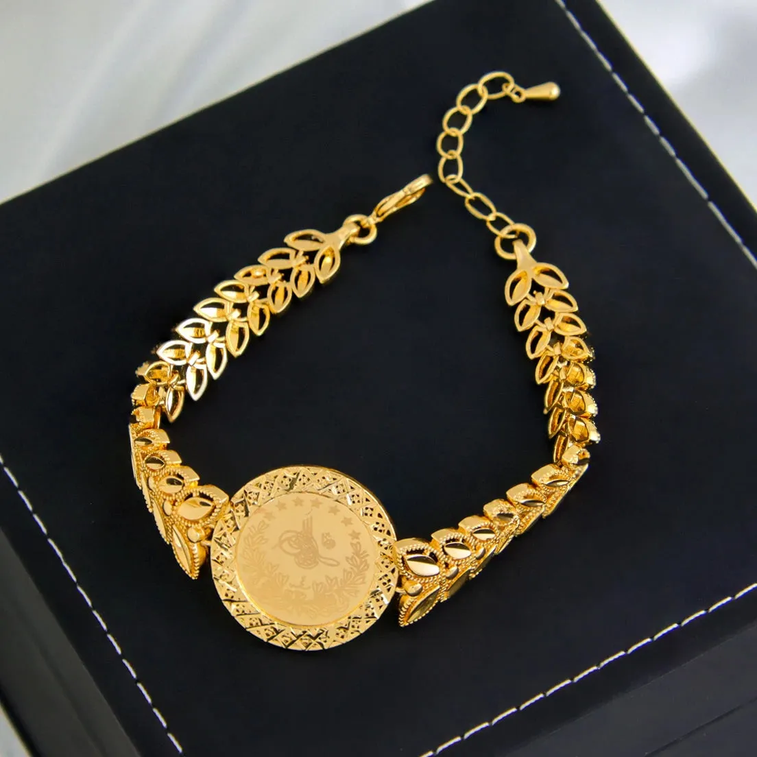 Crystal Rhinestone Gold Plated Bracelet