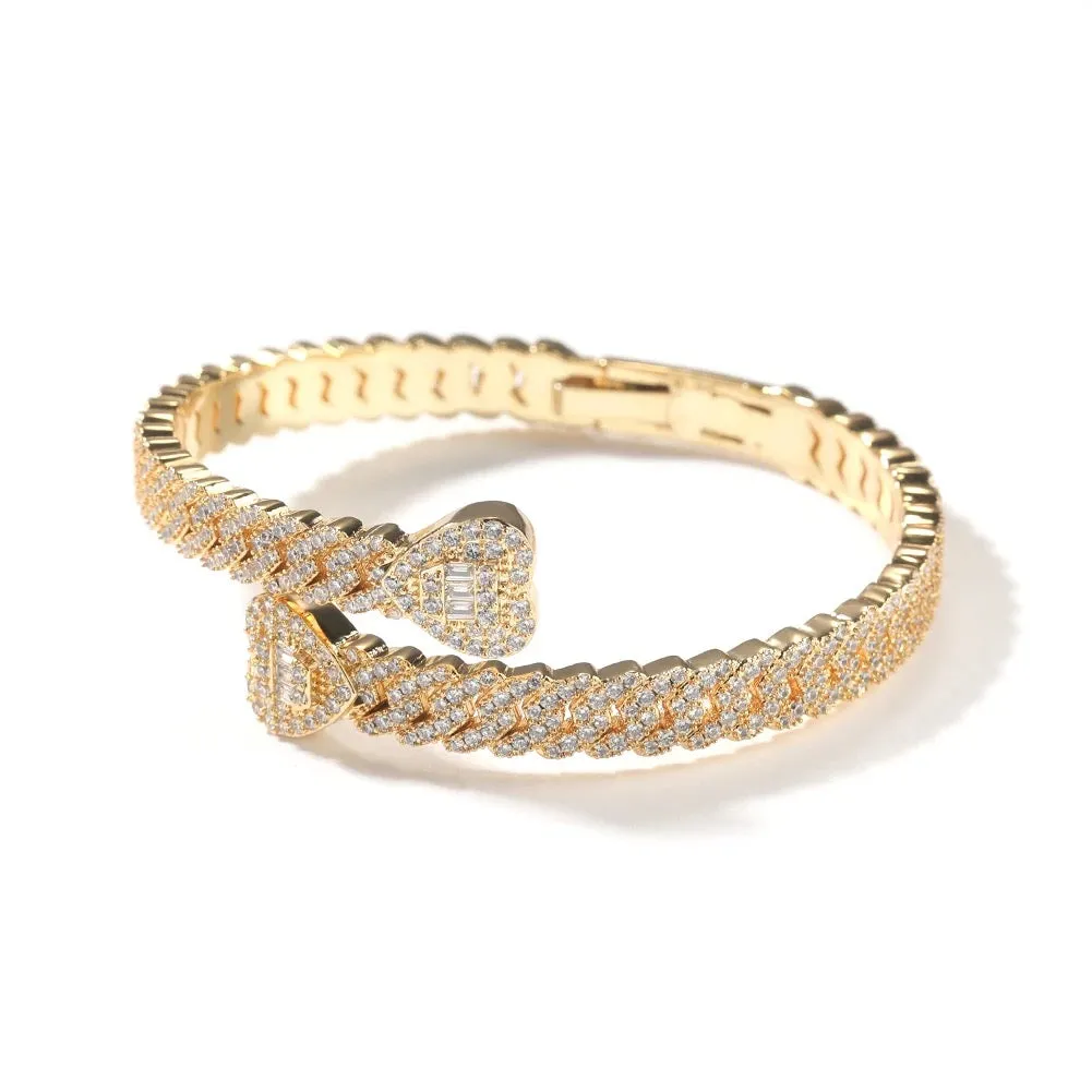 CUBAN HEART BANGLE