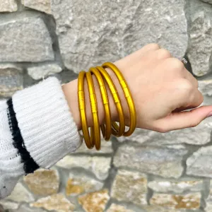 Cuffing Season Gold Bangles Set of 5
