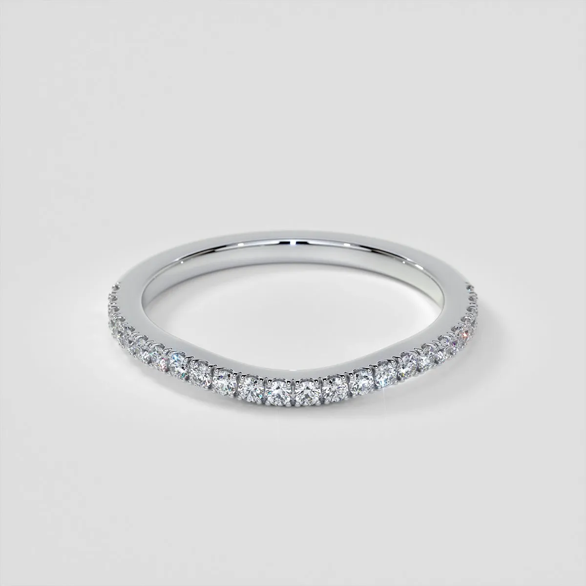 Cushion Cut Halo Style Wedding Set With Accents
