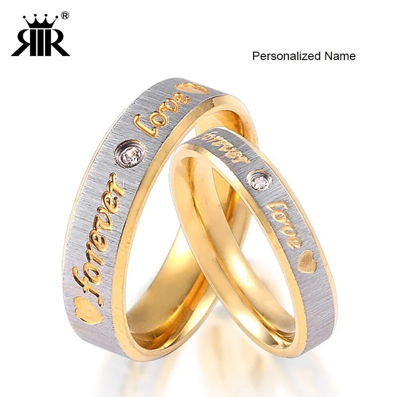Customized Rings Men Women His & Her