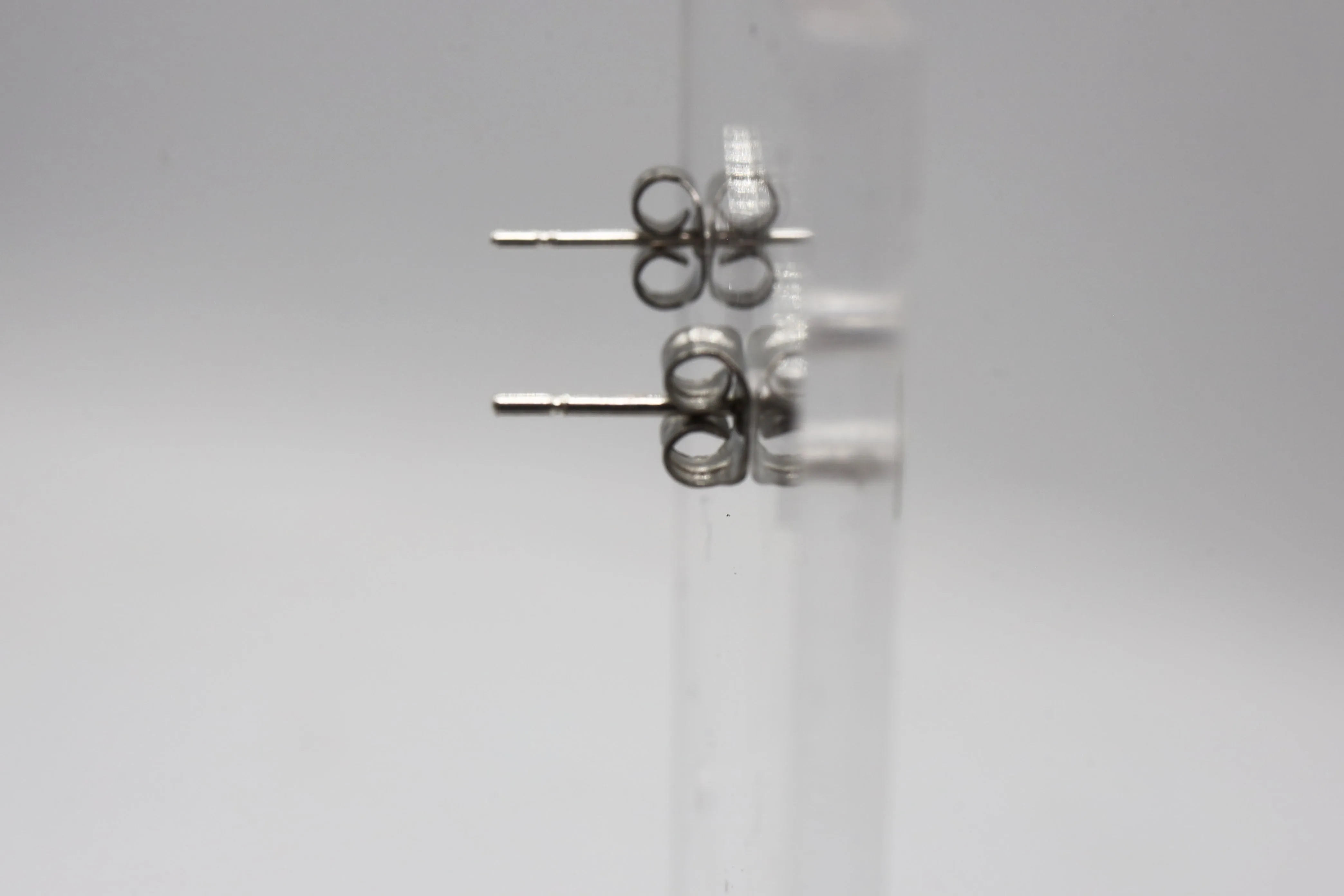 D20 Stud Earrings: Black
