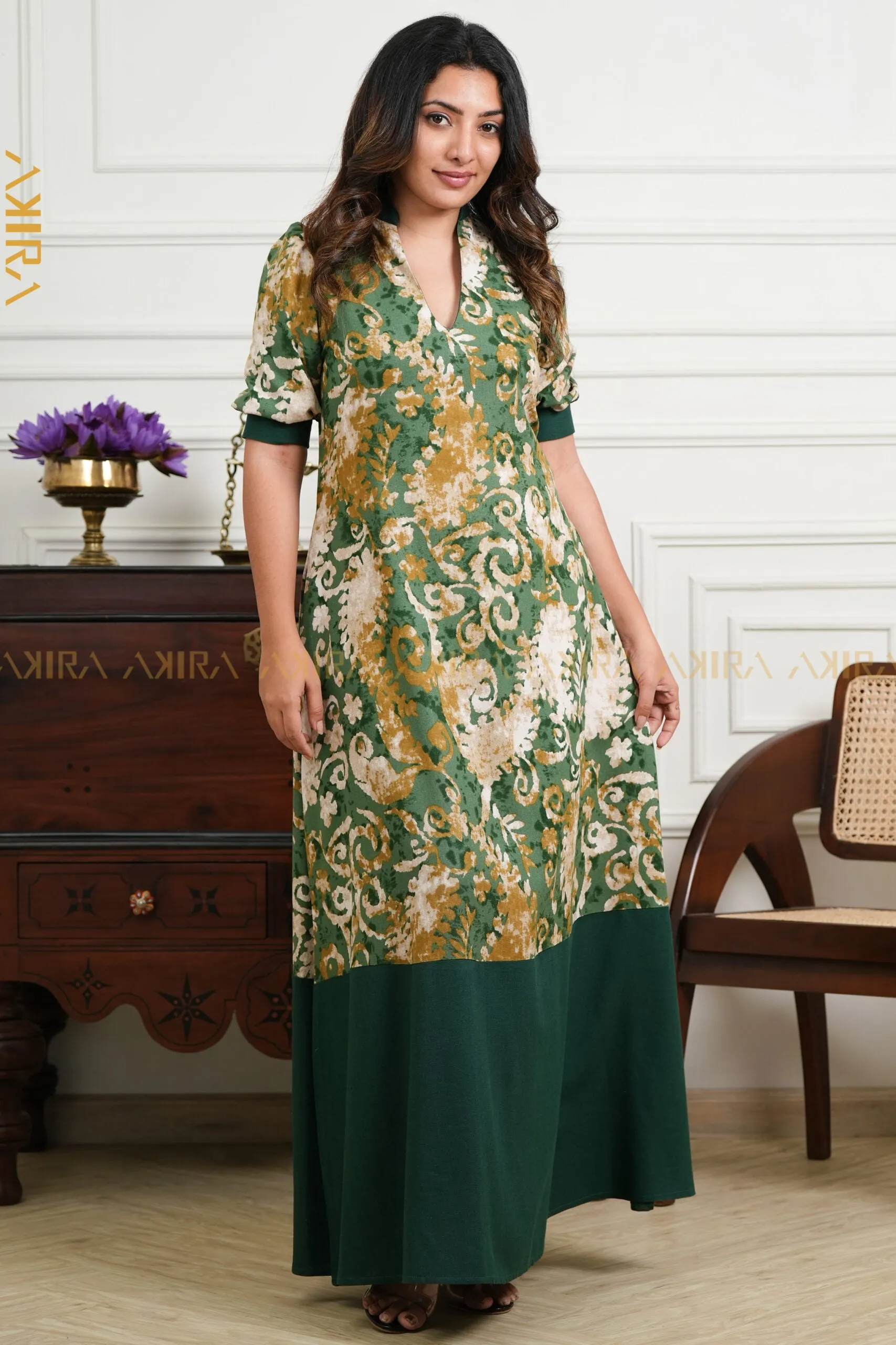 Dahila - May Dress | Kaftan, Bohemian Dress, Floral Dress, Boho Maxi Dress