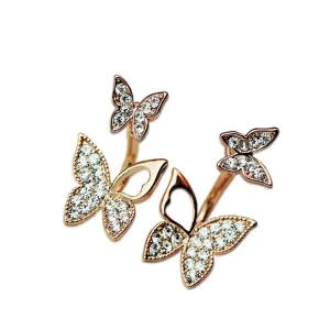 Dancing Butterfly Duet -- Stud Earrings For Women