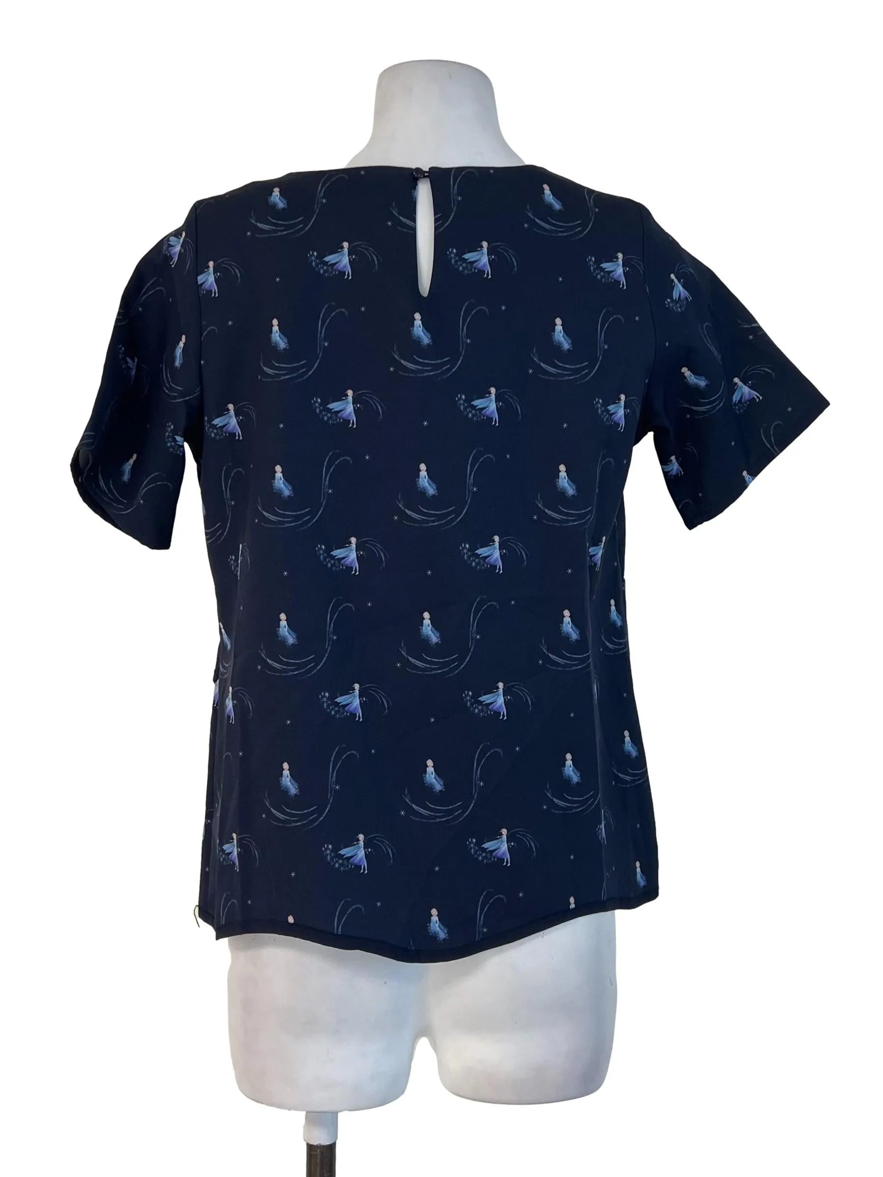 Dark Blue Elsa Top