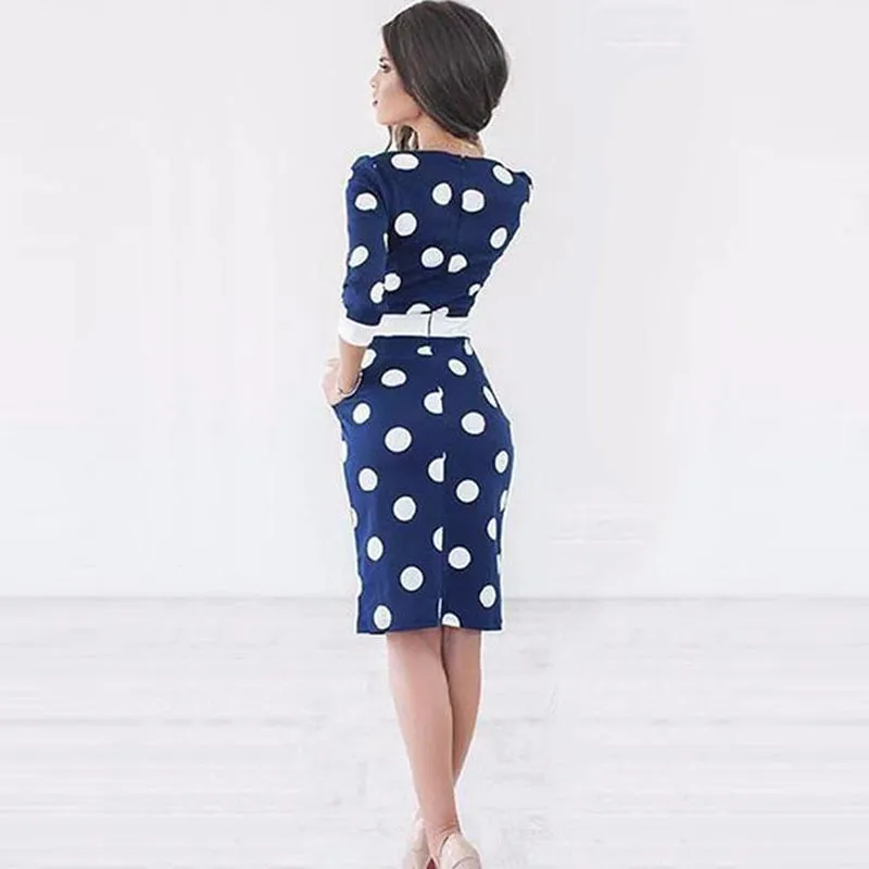 Darlene Polka Dots Dress