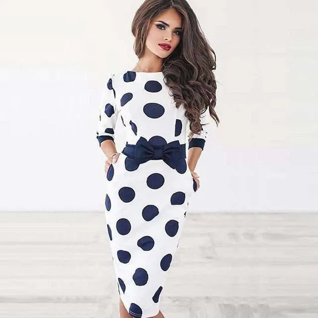 Darlene Polka Dots Dress