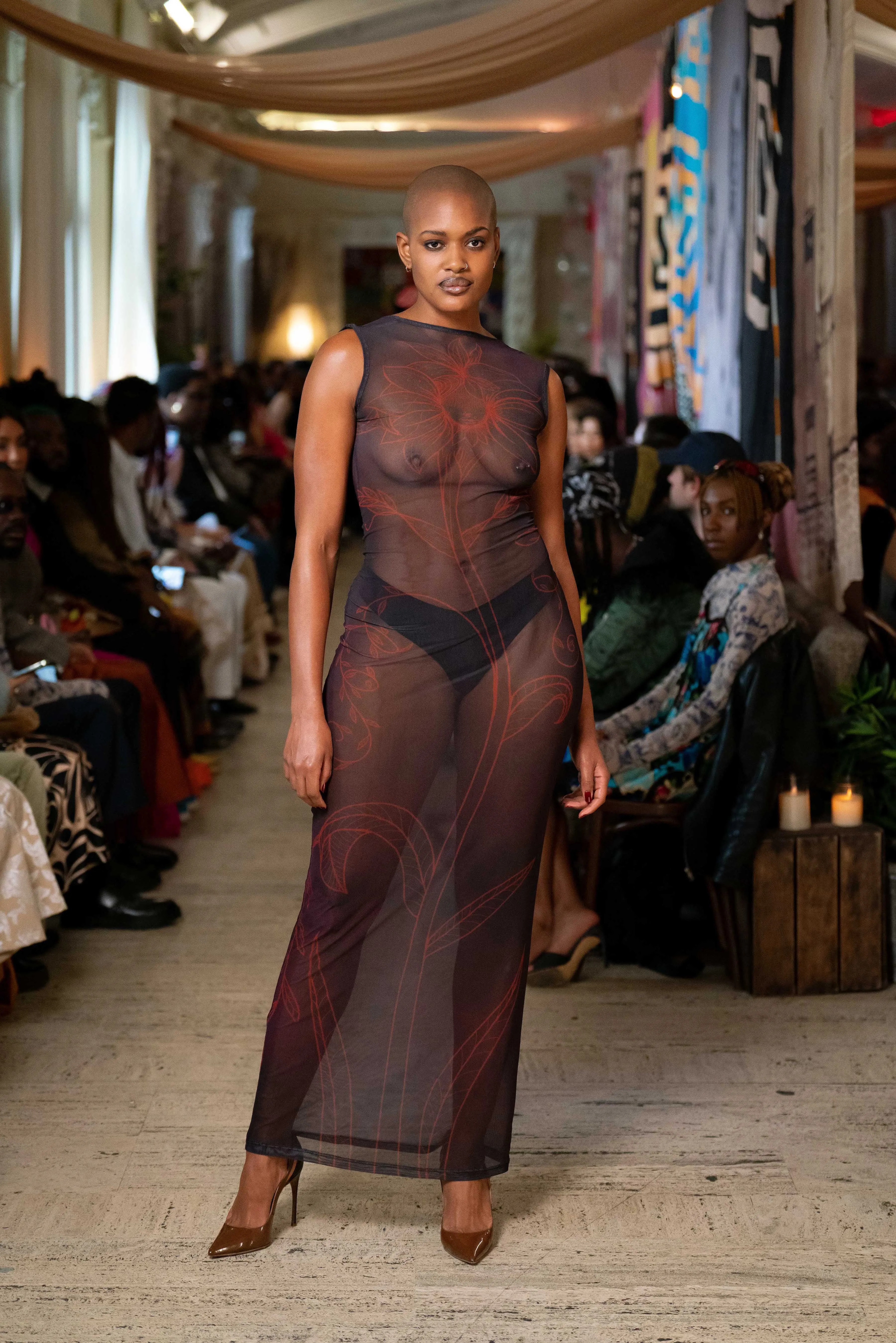 Deep Maxi Dress