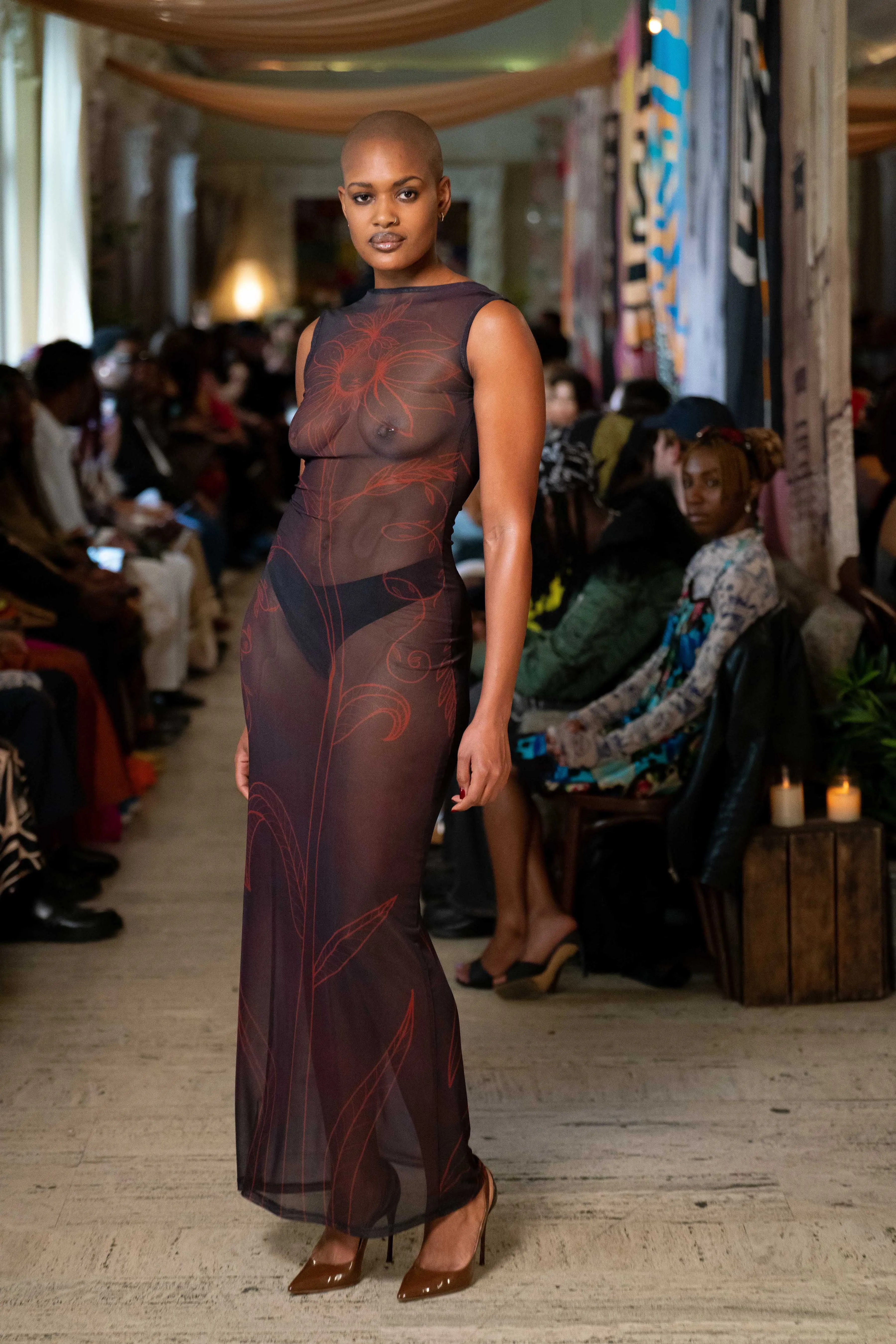 Deep Maxi Dress