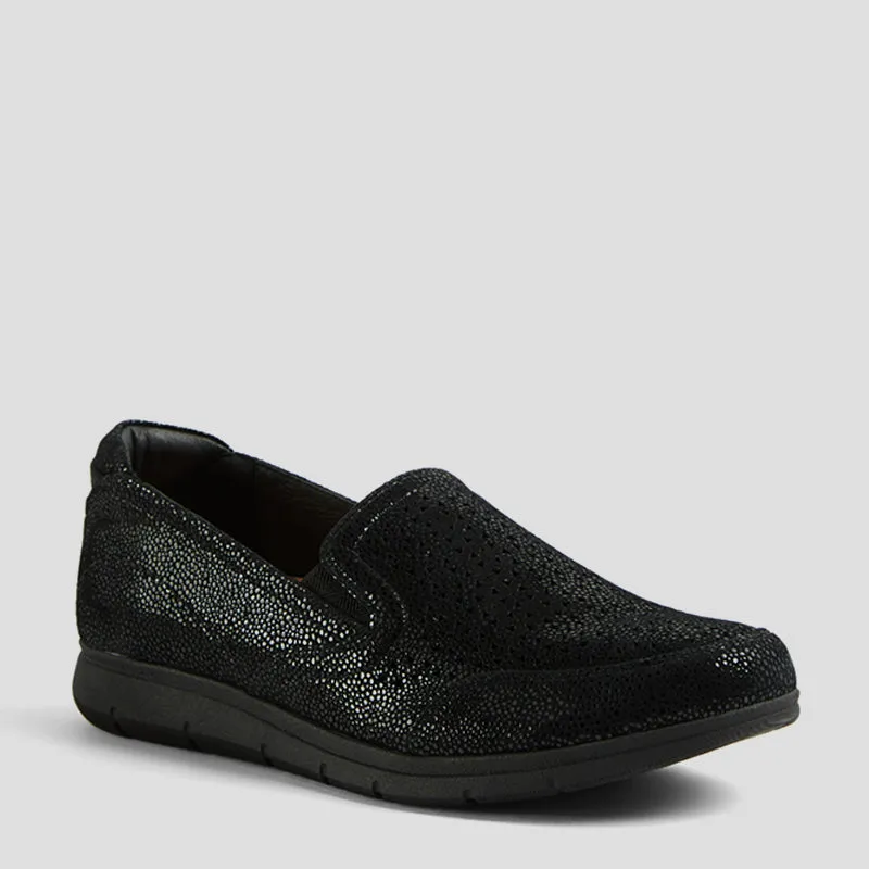 DEMII - BLACK DOT SUEDE